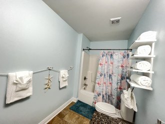 Upstairs guest bathroom