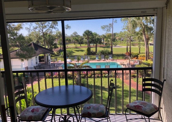 NEWLY UPDATED 2 Bed / 2 Bath With Pool View in Lely Golf Estates #1