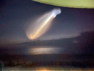 We have an excellent view of SpaceX and NASA launches!