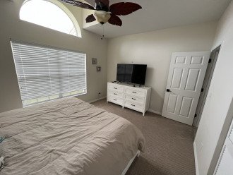 Second bedroom with new furniture and new smart TV