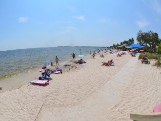 Cape Coral Public Beach within 4-5 minutes drive