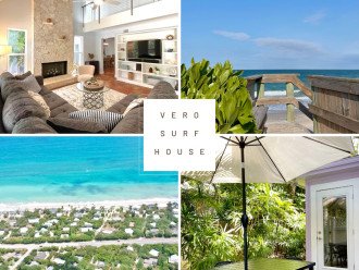 Welcome to Vero Surf House, a modern 3BR home w/ private beach access.