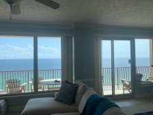 Updated furnishings, 3BR/3BA, 48ft Private Balcony, Heated Pool, Beach Chairs