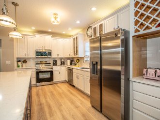 New stainless steel appliances