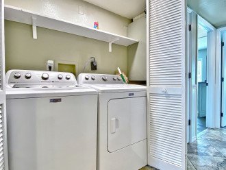 Our Beach Oasis Full Size Washer & Dryer