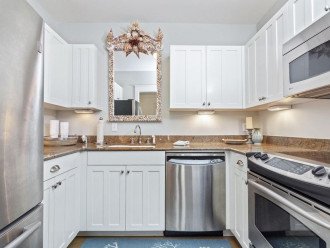 Stainless Steel Appliances in the Carriage House Kitchen
