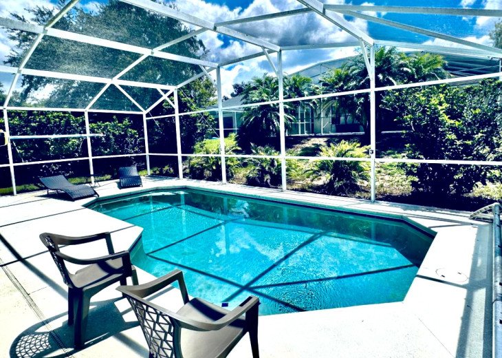 Beautiful, fully screened private pool