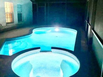 Night lighting within the pool so it can be enjoyed at any time