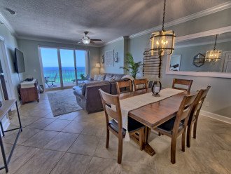 Enjoy family meals together at this amazing dining room table