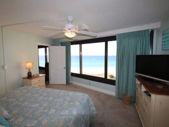 Wonderful beach view from master bedroom.