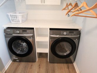 New full sized washer and dryer