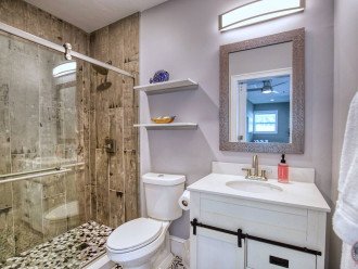 EN-SUITE MASTER BATHROOM with standing shower.
