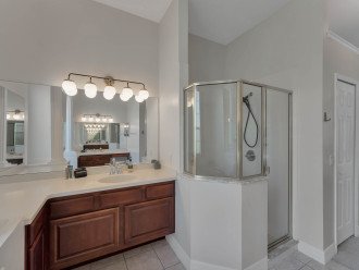 double vanity and standing shower