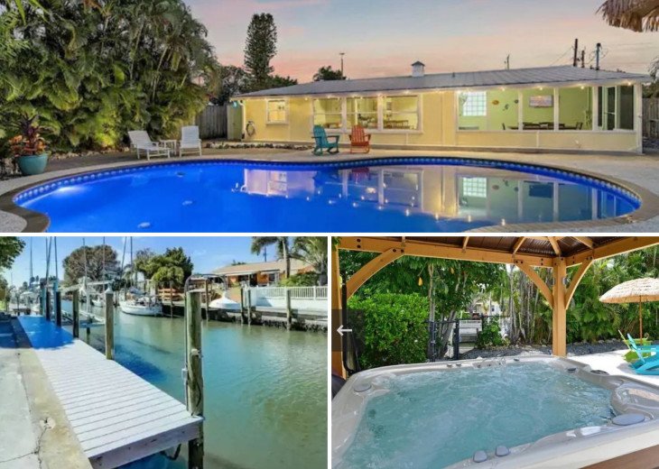 CANAL FRONT! Bring or rent a boat, near AMI/IMG + HEATED POOL #1