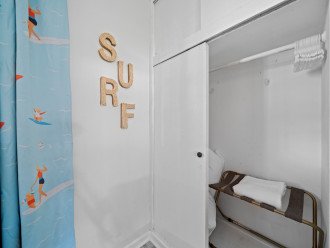 Surf Bedroom: Closet space.