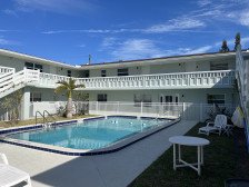 Beautiful 2 bedroom condo, one block from Cape Canaveral Beach.