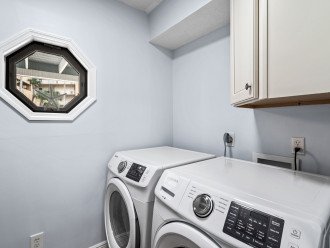 Washer/Dryer free standing in dedicated Laundry area of the house