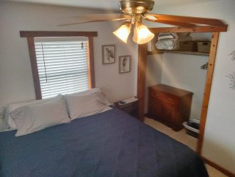 Second bedroom with adjustable king bed