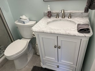 Bathroom completely renovated in 2020