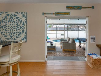 Easily walkout to the patio from the kitchen with wide doorway