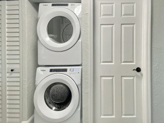 Full Size Washer and Dryer for Your Convenience