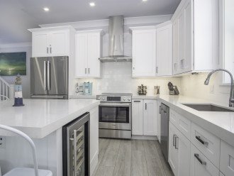 Immaculate white kitchen with everything you need