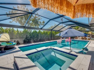 Heated Pool and Spa in Cape Coral Florida Vacation Rental