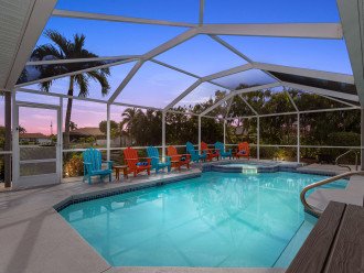 VILLA X-TA-SEA, CAPE CORAL FLORIDA, USA Private Vacation Home For Rent(4 bedrooms, 6 beds, 2 full baths, hosts up to 12 guests, heated pool and spa, Gulf of Mexico boat access)