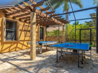 Outdoor Pool Table and Ping Pong Table, Heated Pool - Villa Terrapin - Roelens #47