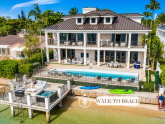 Million Dollar Views / Private beach / Heated pool / Walk to Beach / Harbourview