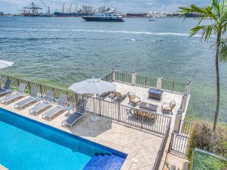 The heated pool has a perfect view of Harbor Inlet and allows guests to clearly see why Fort Lauderdale is known as "The Yachting Capital of the World"!