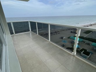 Ocean view from the balcony