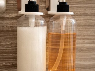 TOILETRIES AVAILABLE- SHAMPOO CONDITIONER AND SOAP