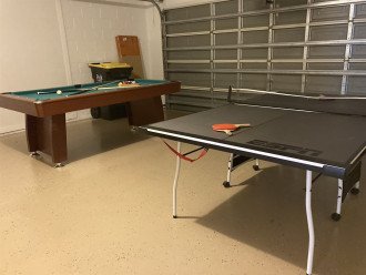 Ping Pong table- game room area