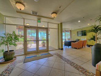 Entrance to pool from Lobby