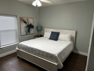 2nd bedroom with All New King Bed!