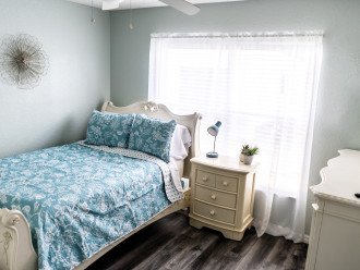Bedroom with full size bed
