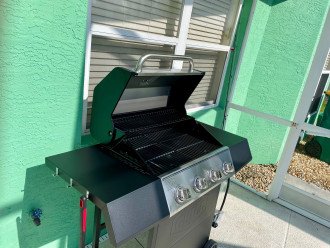 New gas grill