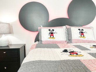 Mickey Bed Room on Main Level with Two Queens