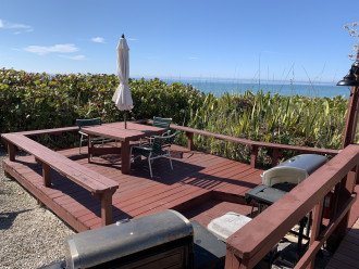 Two grills and numerous tables are also available by the beach so you have options.