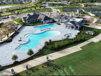 Arial view of Babcock National pools within walking distance from Condo