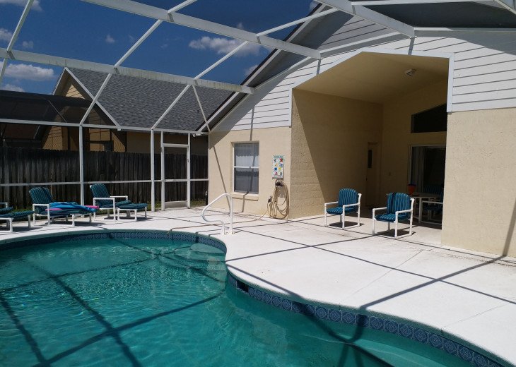 Pool Area with Deck: PM Hours with Loungers
