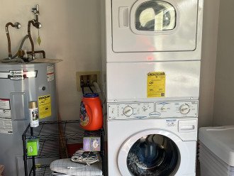 Speed queen washer/dryer in Garage