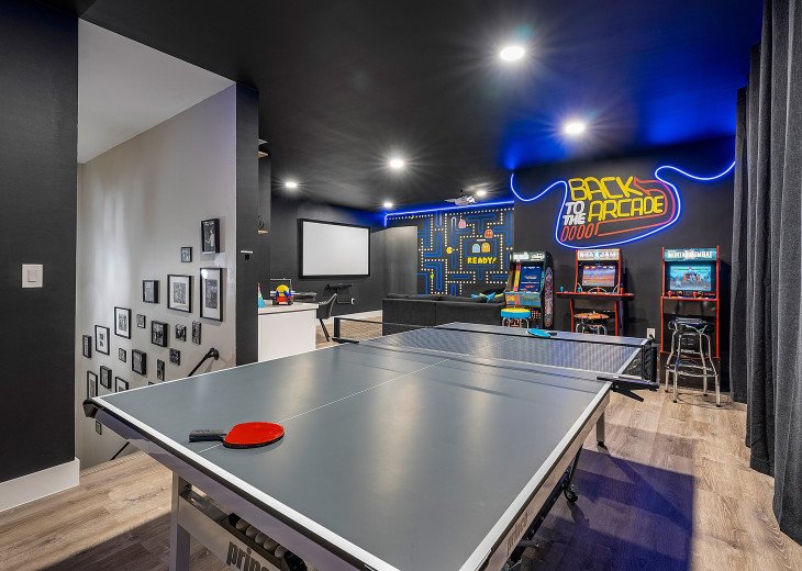 Turn the lights back on to battle it out on the ping pong table