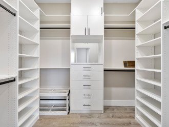 Master closer for Bedroom #1 provides enough space for any wardrobe
