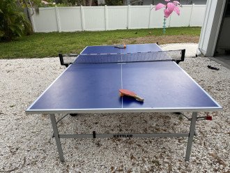Ping pong table provided