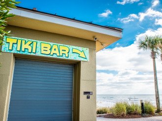 Full service Tiki Bar and Grill Beachside