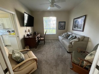 Office/Guest Bedroom (with sofa bed and large flastscreen TV)