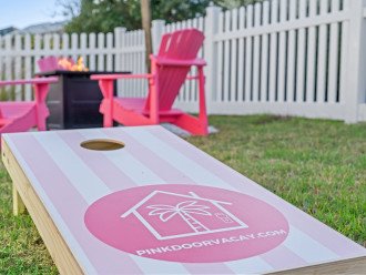 Corn Hole for Outdoor Family Fun in your Private Fenced Yard