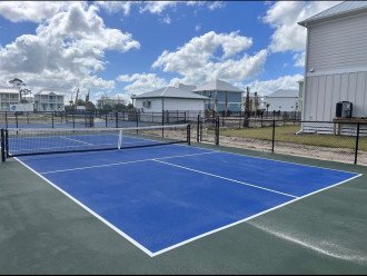 2 Pickelball courts are now open for guests. We provide the paddles and balls.